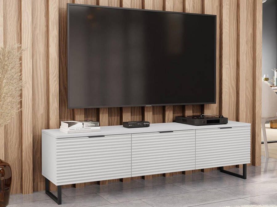 Mobistoxx Tv-meubel DELONI 3 deuren wit
