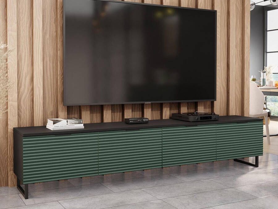 Mobistoxx Tv-meubel DELONI 4 deuren groen