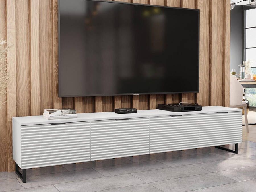 Mobistoxx Tv-meubel DELONI 4 deuren wit