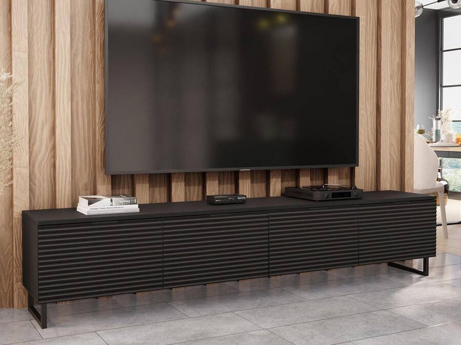 Mobistoxx Tv-meubel DELONI 4 deuren zwart