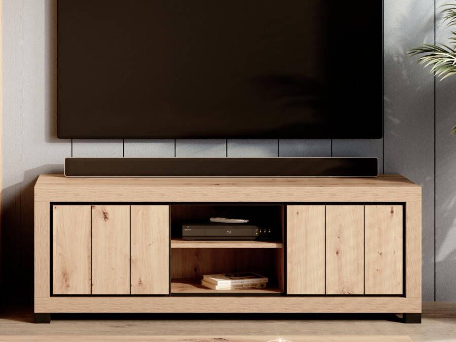 Mobistoxx Tv-meubel DIJONA 2 deuren artisan eik