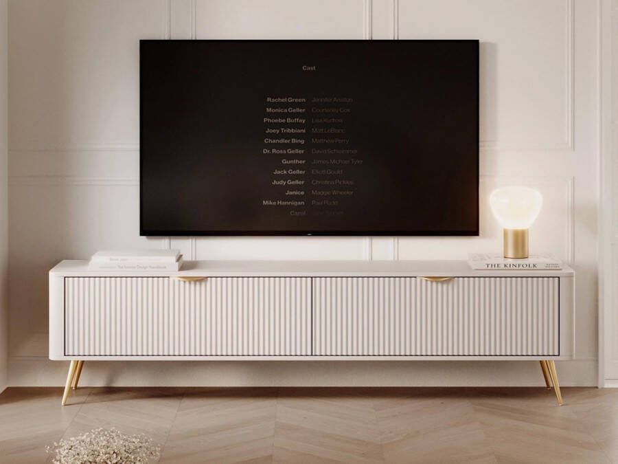 Mobistoxx Tv-meubel LANOPI 2 deuren 200 cm beige