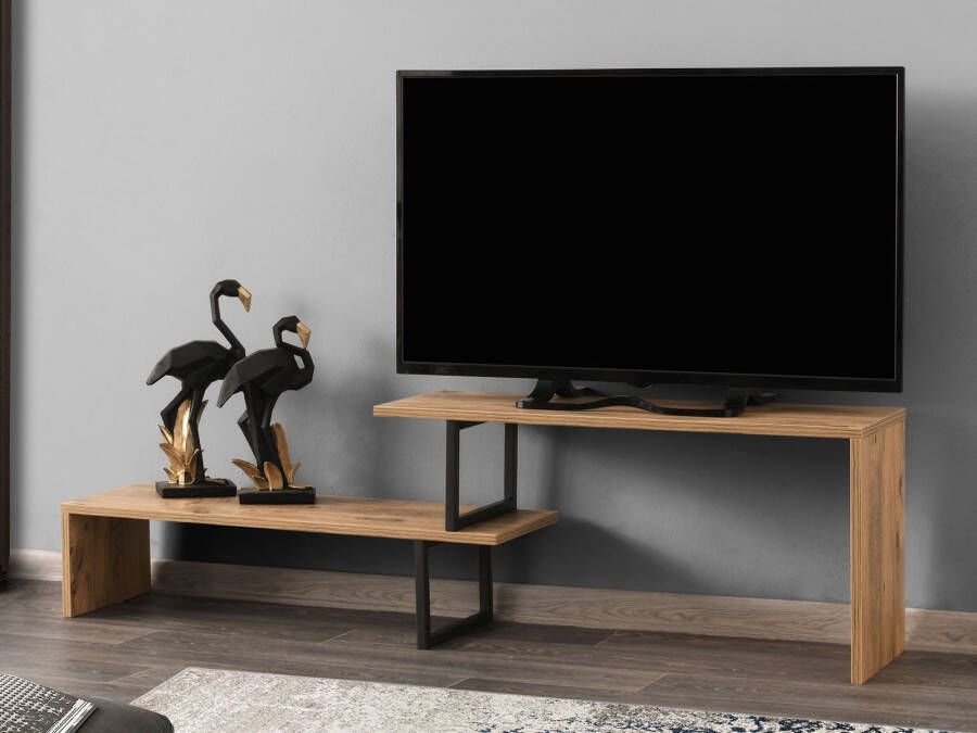 Mobistoxx Tv-meubel OVIEDO pijnboom zwart