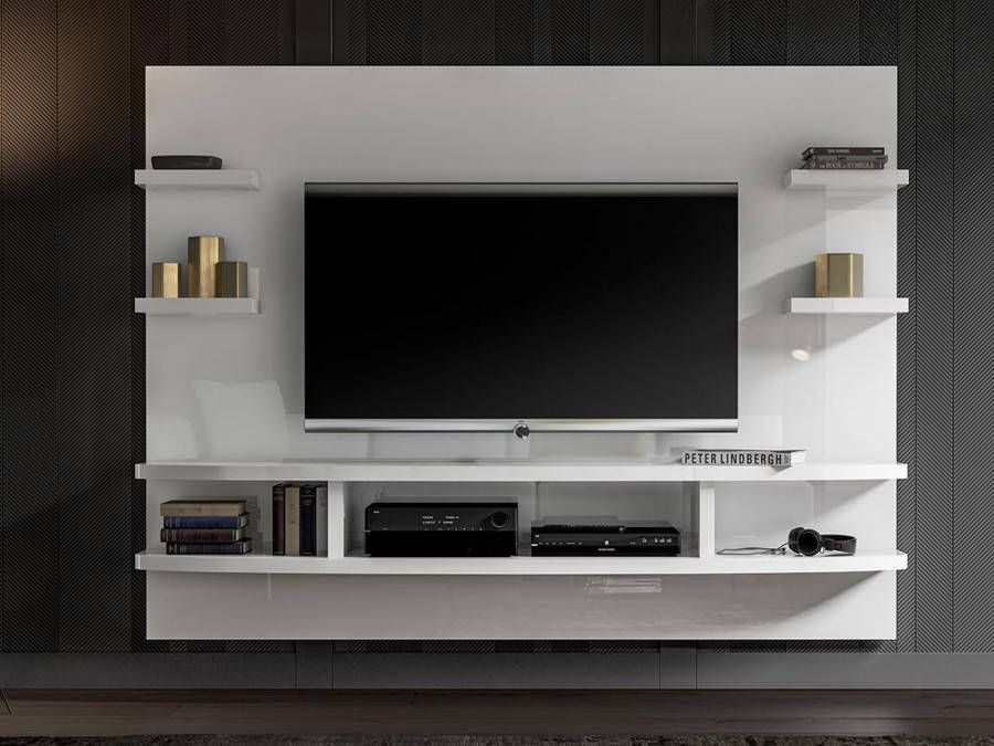 Mobistoxx Tv-meubelset WALI wit hoogglans wit