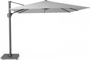 Mobistoxx Vierkante zweefparasol SOLAR 300x300 cm lichtgrijs
