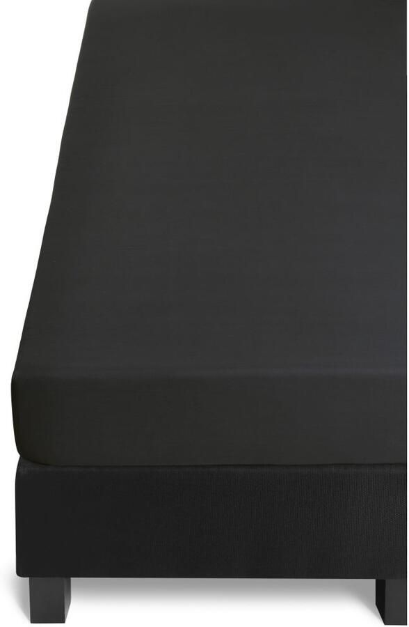 Beddinghouse Percale katoen Hoeslaken 160x210 220 Antraciet - Foto 4