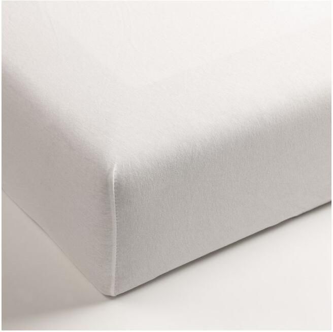 Beddinghouse Jersey Topper Hoeslaken Lits-jumeaux 180x200 220 cm Wit - Foto 3