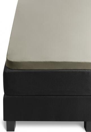 Beddinghouse Jersey Topper Hoeslaken Eenpersoons 70 90x200 220 cm Zand - Foto 6