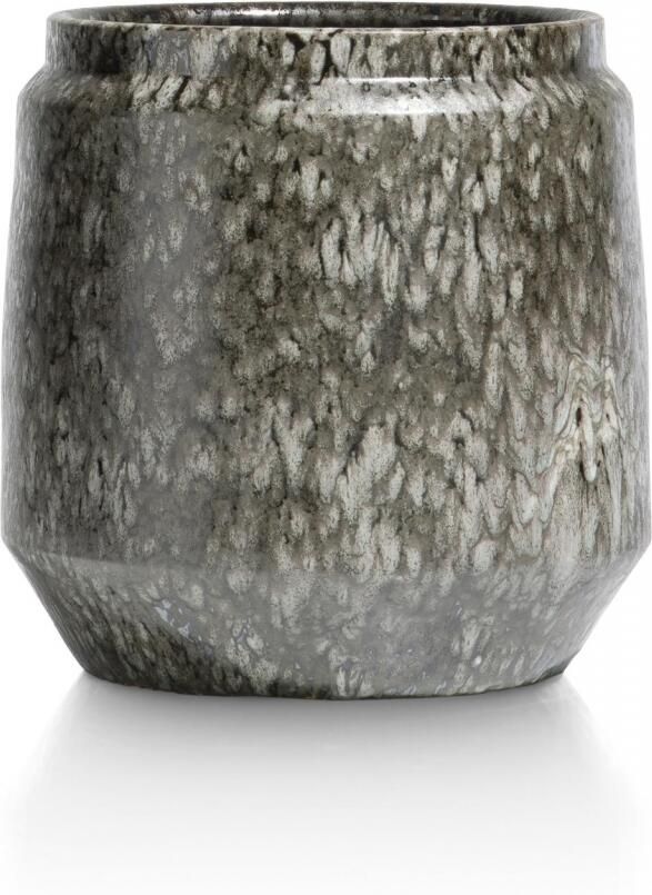 COCO maison | Dalila pot H28cm zwart | Woonaccessoires | Bloempot