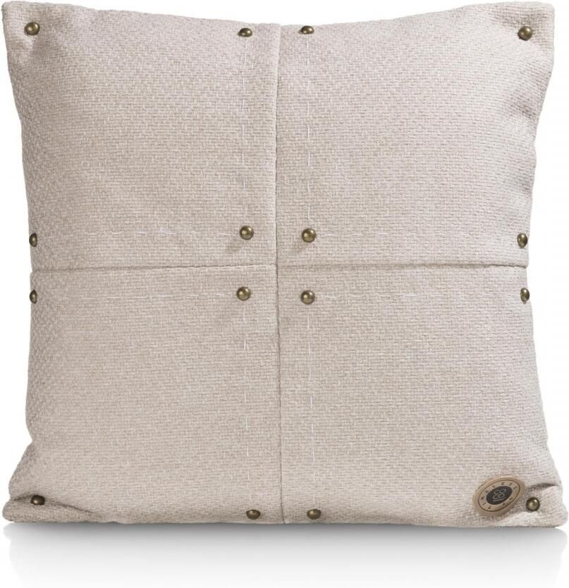 COCO maison | Avery kussen 50x50cm beige | Woonaccessoires | Sierkussen - Foto 2