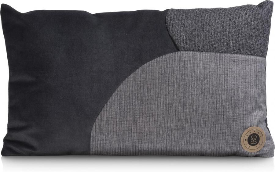 COCO Maison sierkussen scarlett 30cm x 50cm antraciet