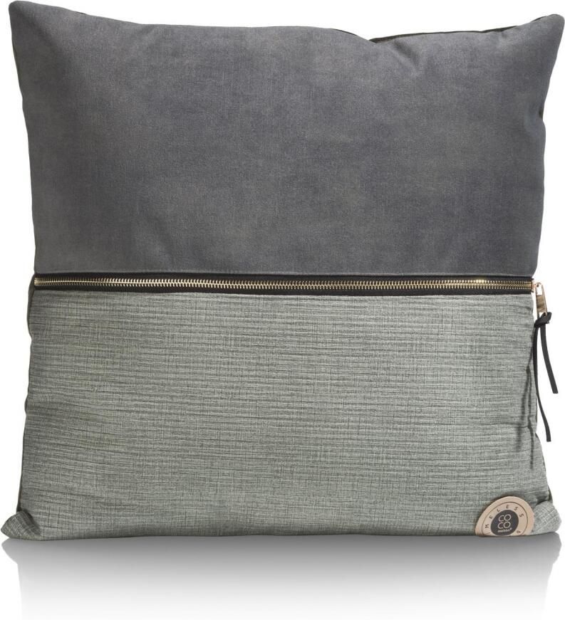 COCO maison | Sofia kussen 45x45cm olijf | Woonaccessoires | Sierkussen - Foto 1