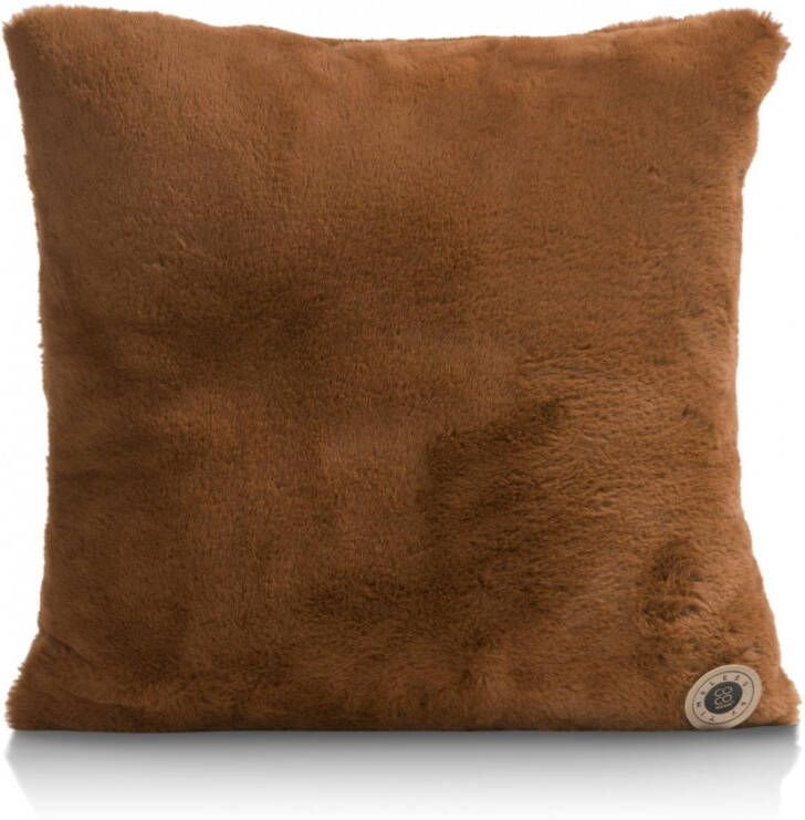 COCO maison | Evie kussen 45x45cm koper | Woonaccessoires | Sierkussen