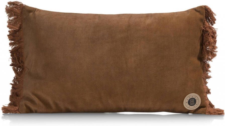 COCO Maison sierkussen mila 30cm x 50cm geel