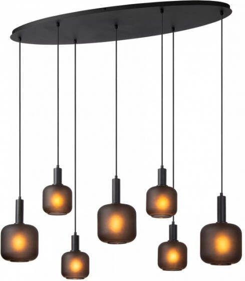 Lucide ELOISE Hanglamp 7xE27 Zwart