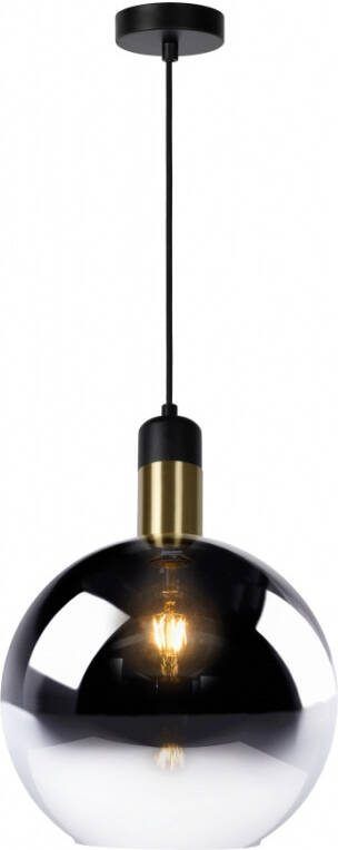 LUCIDE Hanglamp Julius Gerookt Glas 28cm E27 - Foto 4
