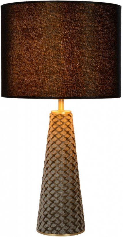 Lucide EXTRAVAGANZA VELVET Tafellamp 10501 81 (Kleur: zwart)