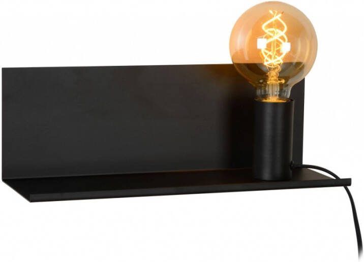 Lucide SEBO Bedlamp 1xE27 Zwart