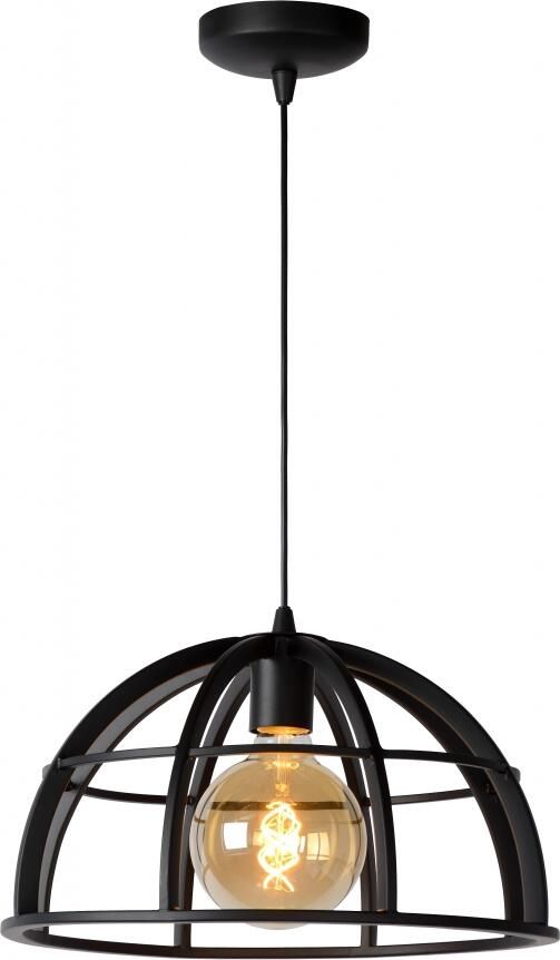 Lucide DIKRA Hanglamp Ø 40 cm 1xE27 Zwart