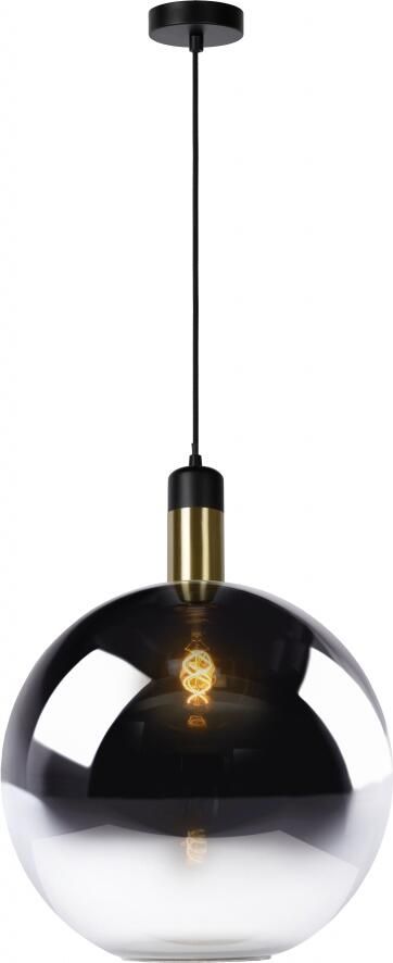 LUCIDE Hanglamp Julius Zwart Messing 40cm E27 - Foto 4