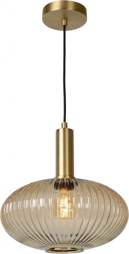 Lucide hanglamp Maloto amber Ã˜30 cm Leen Bakker