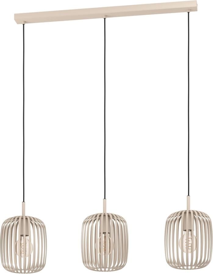 EGLO  Romazzina Hanglamp - E27 - 90 cm - Zandkleur - Foto 3