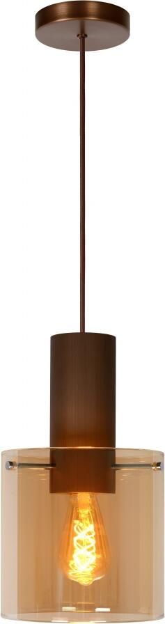 Lucide TOLEDO Hanglamp Ø 20 cm 1xE27 Amber