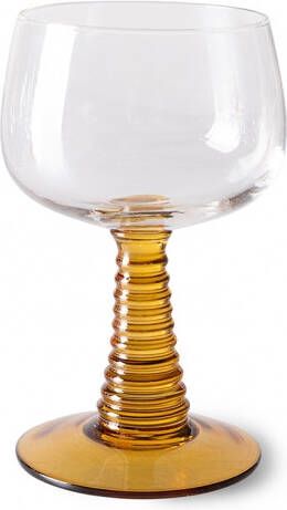 HKliving wijnglas Swirl (275 ml) (Ø8 5 cm)