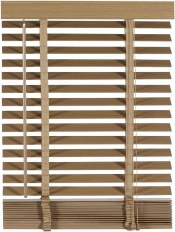 Woonexpress Jaloezie Hout Naturel 120x210x5 cm (BxHxD) Bedieningskoord en Draaistang - Foto 3