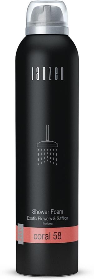 Janzen Shower Foam Coral 58 Doucheschuim Kruidig en Krachtig 200 ml
