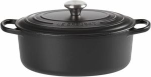 Le Creuset Gietijzeren Ovale Braadpan Mat Zwart 33cm 7 5l