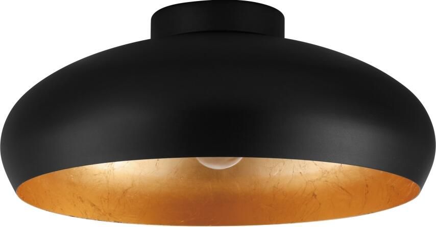 EGLO Plafondlamp Mogano Zwart Goud ⌀40cm E27