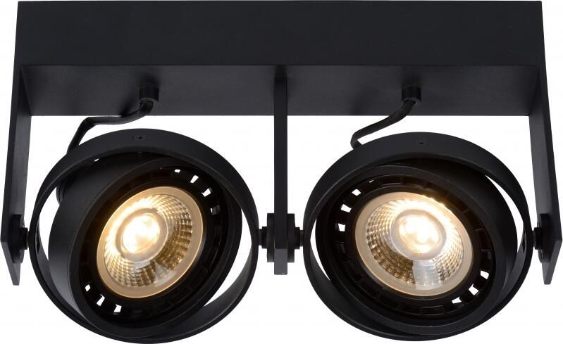 Lucide GRIFFON Plafondspot 2xGU10 (ES111) Zwart