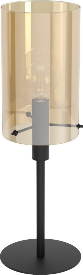 EGLO Polverara Tafellamp E27 60 5 cm Zwart Amber