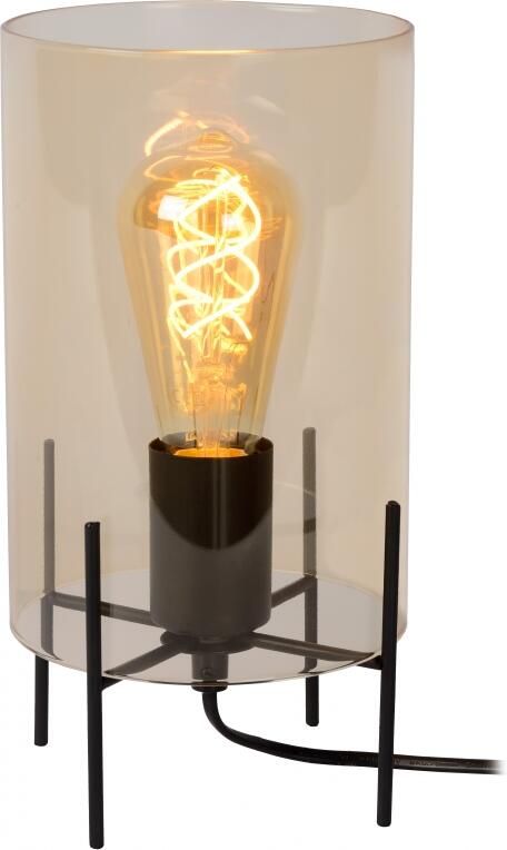 LUCIDE Tafellamp Steffie Amber Ø15 5cm E27