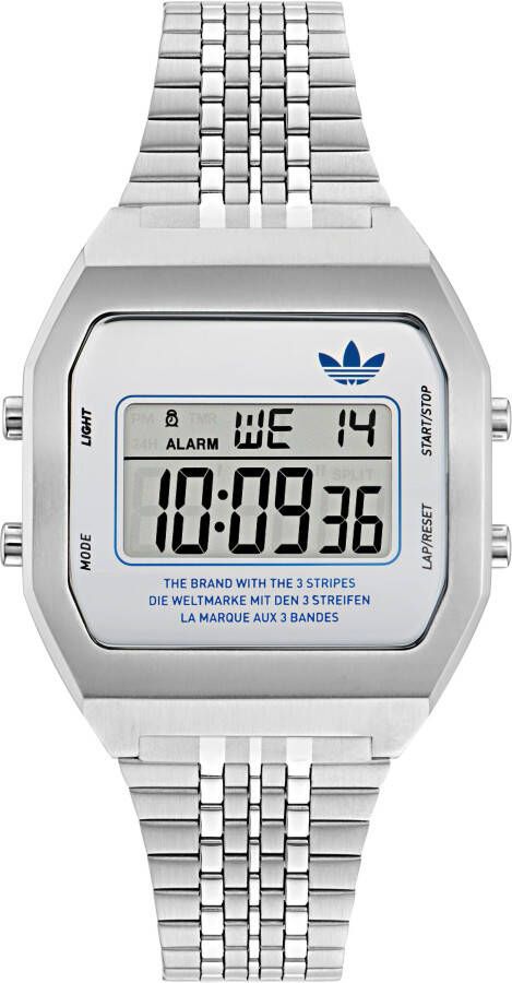 Adidas Originals Digitale klok DIGITAL TWO Polshorloge quartz dameshorloge herenhorloge unisex roestvrijstalen band