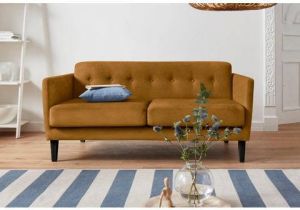 Andas 2-zitsbank Raadal in rechtlijnige scandinavische look design by morten georgsen