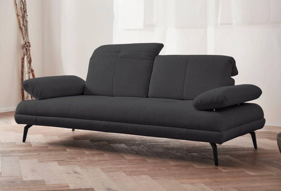 Andas 2-zitsbank Stenlille incl. verstelbare zitdiepte hoofdbord en armleuning