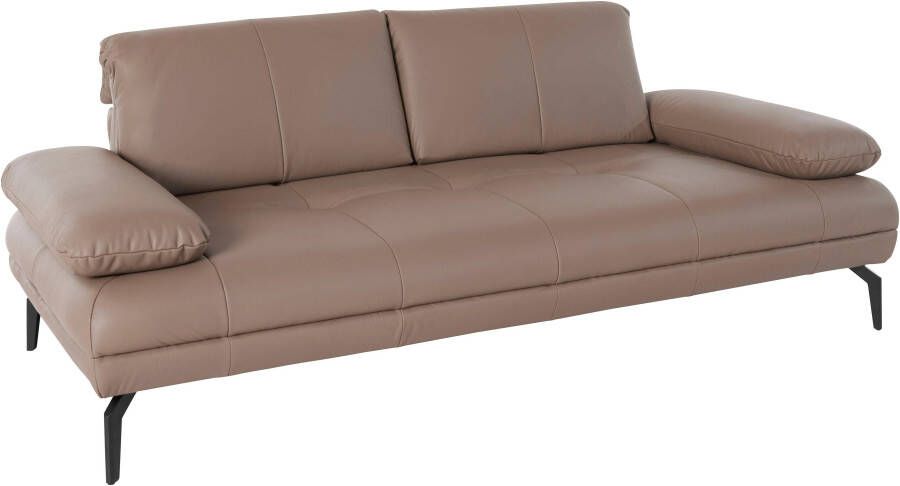 Andas 2-zitsbank Stenlille incl. verstelbare zitdiepte hoofdbord en armleuning