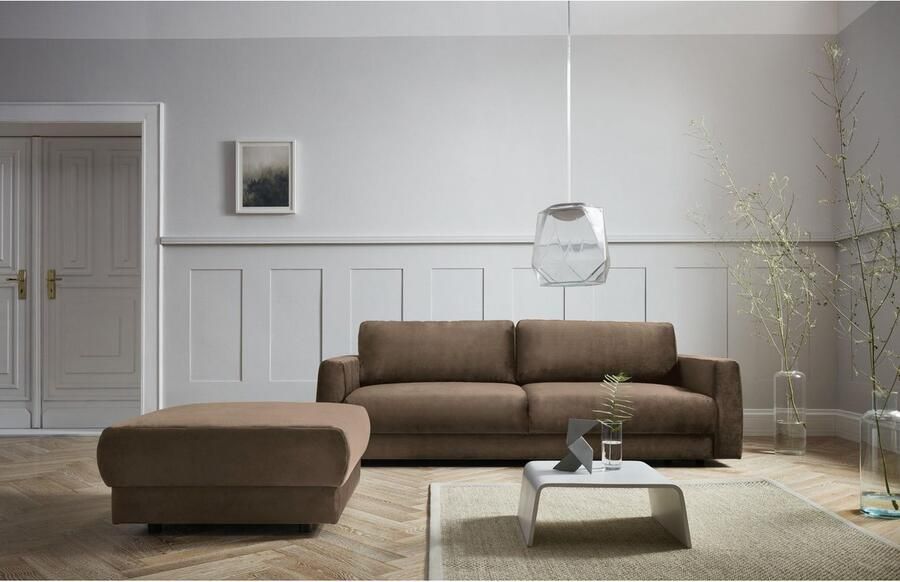 Andas 2 5-zitsbank Hobro in 3 stofkwaliteiten in vele kleuren design by morten georgsen