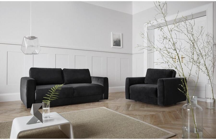 Andas 2-zitsbank Hobro in 3 stofkwaliteiten in vele kleuren design by morten georgsen