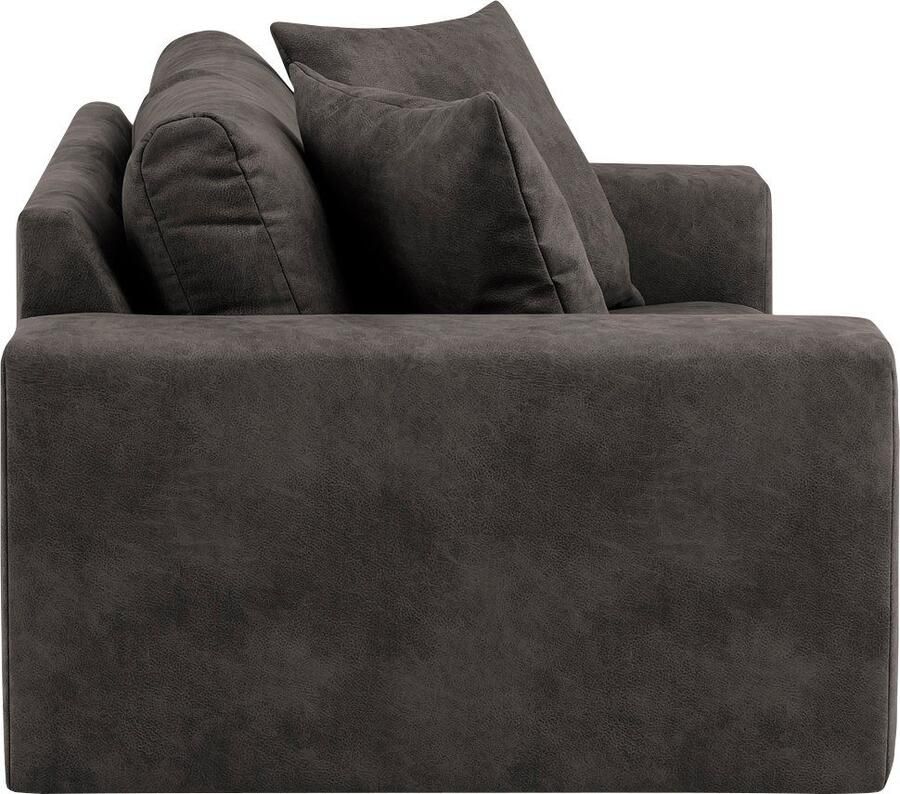 Andas 2-zitsbank SLEETLAND XXL in fluweel of vintage lederlook