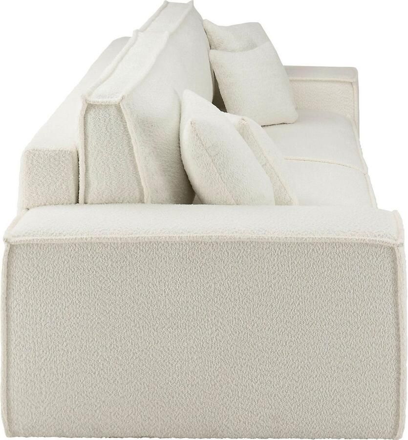 OTTO 3-zitsbank FINNLEY Slaapbank 257 cm Couch met Slaapfunctie & Bedlade beschikbaar in de stofkwaliteiten bouclé structuur fijn en mega cord