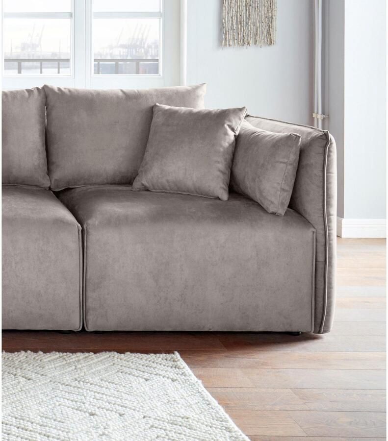 OTTO Bank-hoekelement Nöre Modulair om samen te stellen in vele stofkwaliteiten en kleuren (1 stuk)