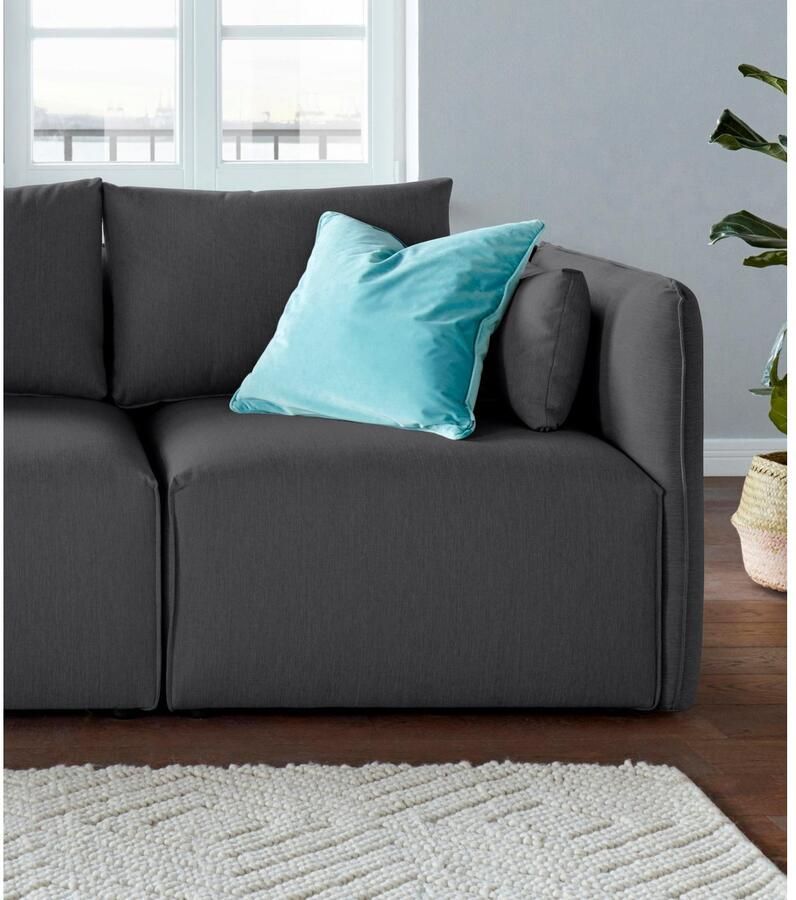 OTTO Bank-hoekelement Nöre Modulair om samen te stellen in vele stofkwaliteiten en kleuren (1 stuk)