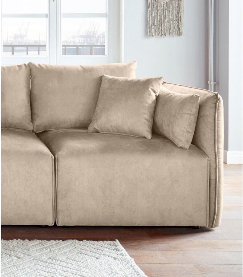 OTTO Bank-hoekelement Nöre Modulair om samen te stellen in vele stofkwaliteiten en kleuren (1 stuk)