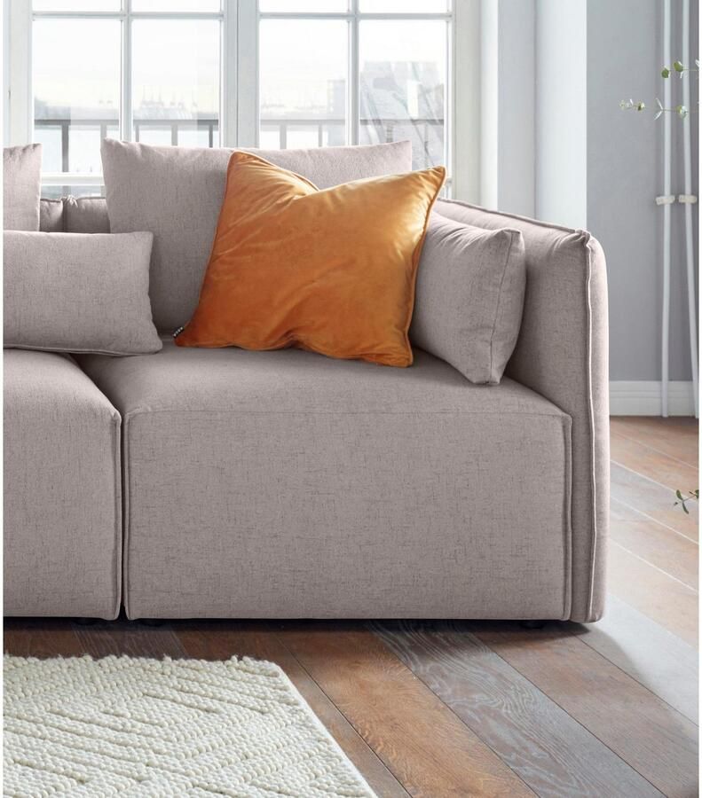 OTTO Bank-hoekelement Nöre Modulair om samen te stellen in vele stofkwaliteiten en kleuren (1 stuk)