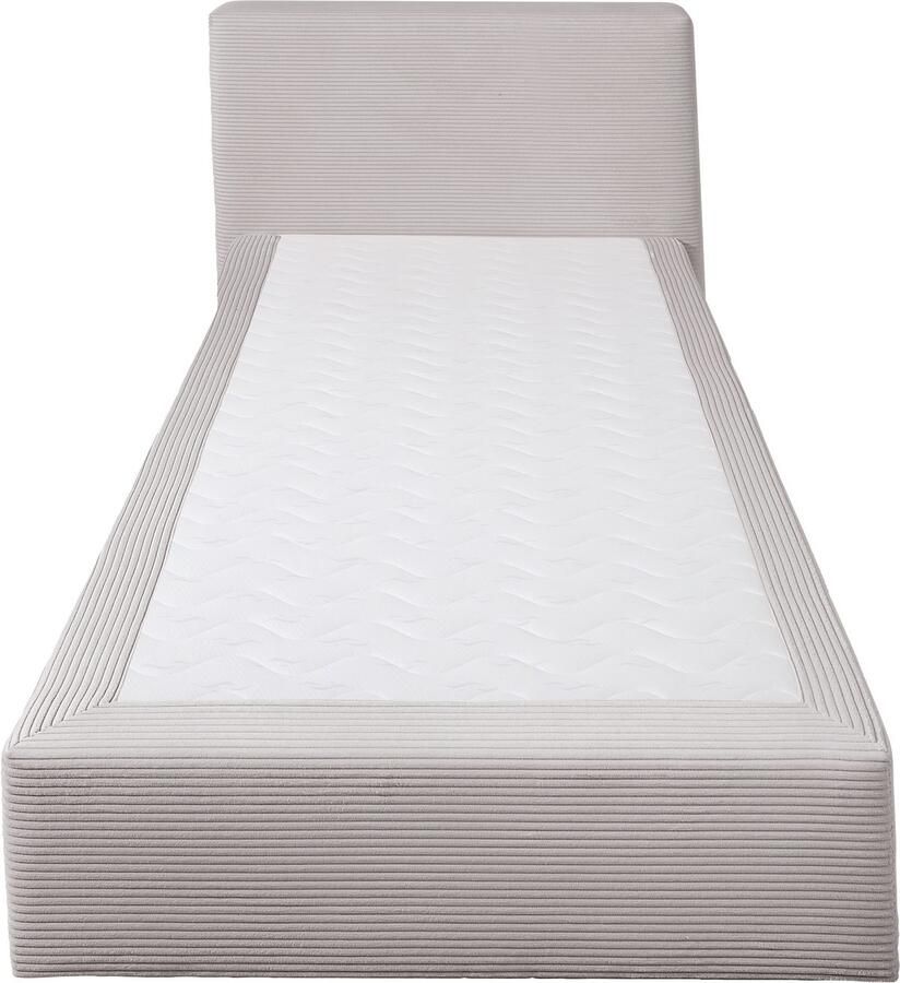 Andas Boxspring Åby In cord bekleding optioneel met en zonder matras verkrijgbaar