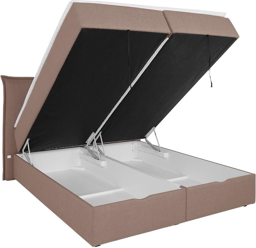 Andas Boxspring Lichtgewicht inclusief bedkist & topmatras in 4 breedten en 2 hardheden
