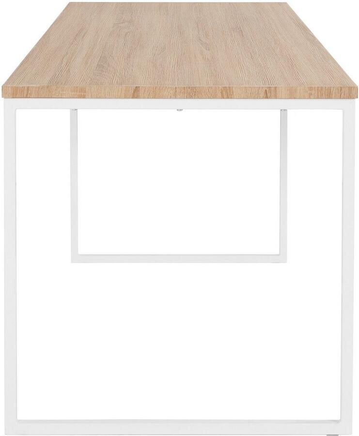 Andas Eettafel Hulsig met tafelblad in een hout-look en voelbare structuur hoogte 76 cm (1 stuk)